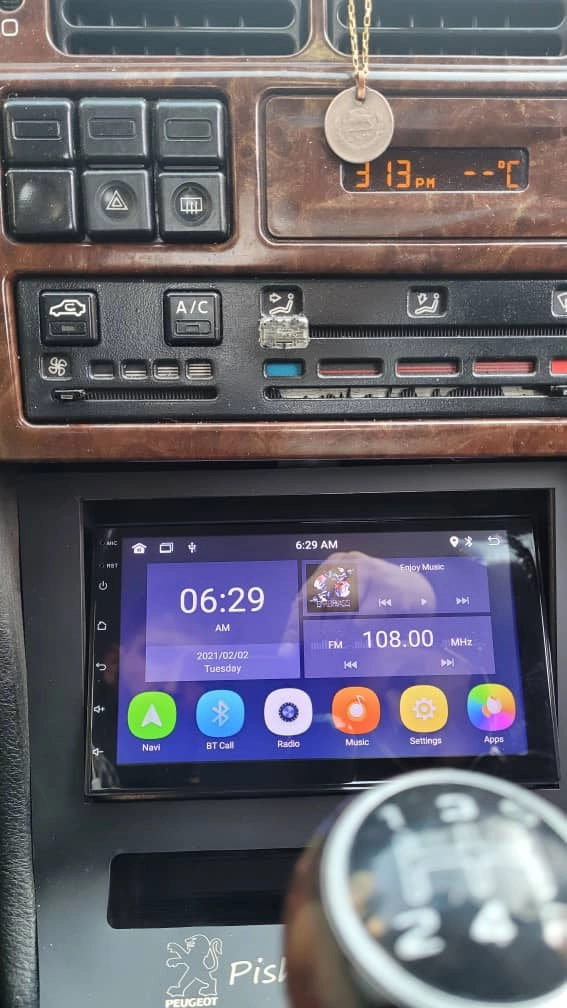 مانیتور 7اینچ فابریک پژو پرشیا و 405 داشبورد قدیم مدل AP9211 برند VoxMedia